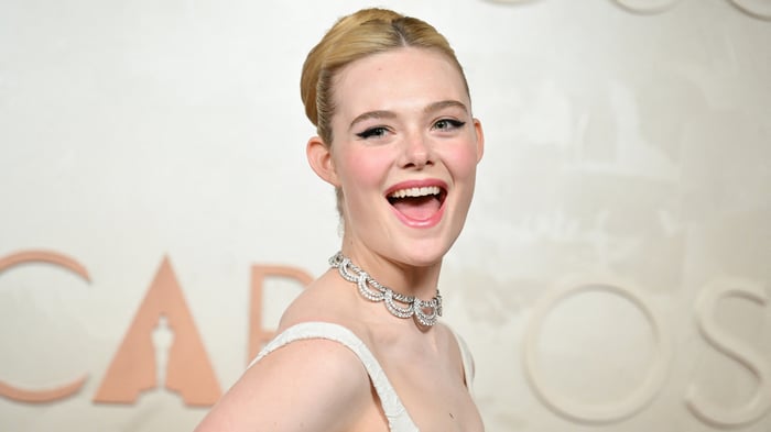 Elle Fanning at the Oscars 4K