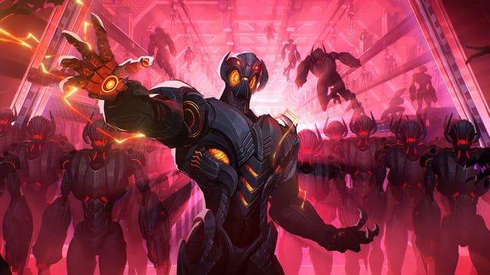 Ultron army in Marvel Rivals 4K