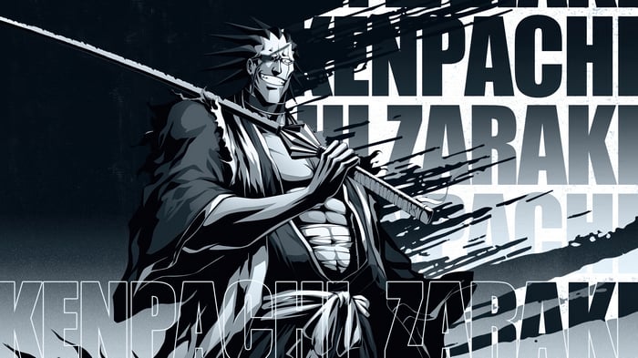 Kenpachi Zaraki from BLEACH: Rebirth of Souls 4K