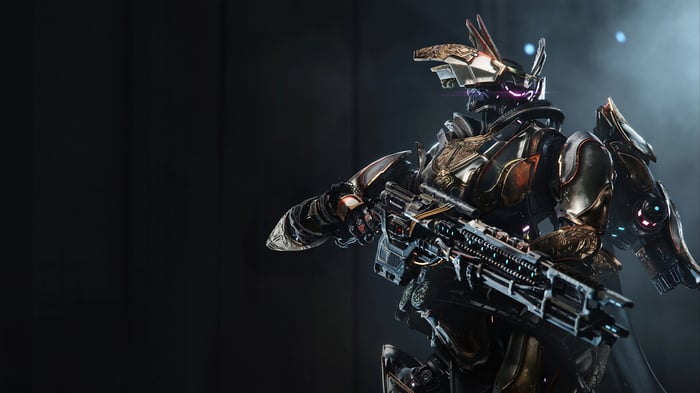 Steel Hunters Robot with Gun 4K
