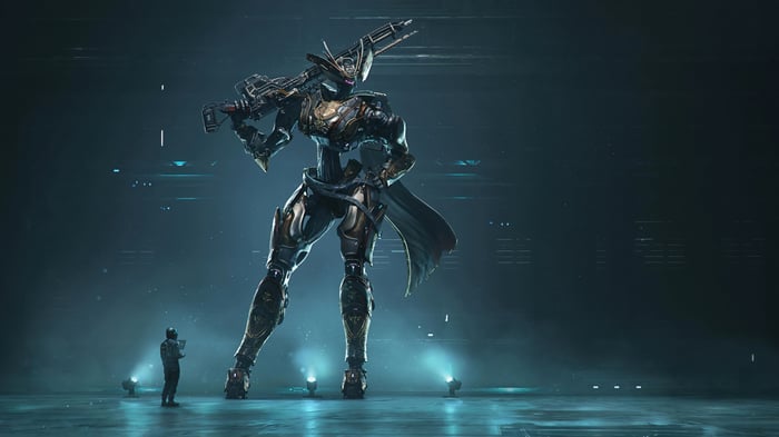 Steel Hunters Robot with Gun