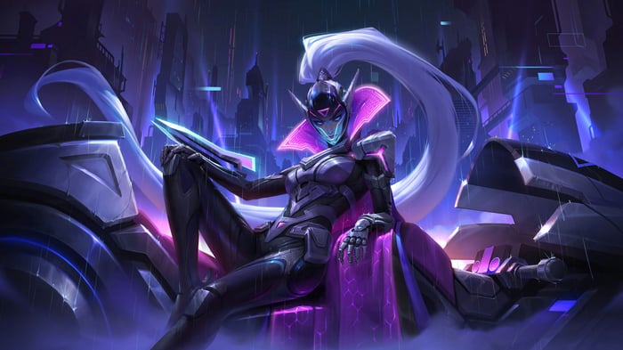 PROJECT: Vayne in a futuristic city