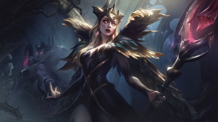LeBlanc Coven Skin Splash Art 4K