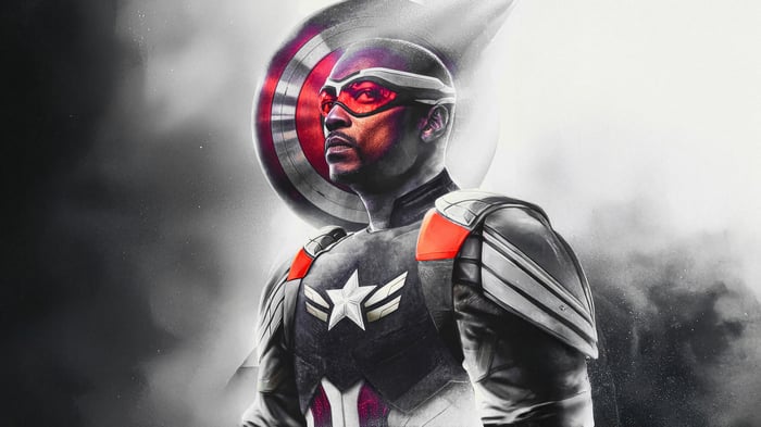 Sam Wilson as Captain America in 4K