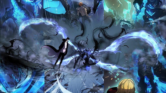 Sung Jin-Woo and Beru in Solo Leveling 4K