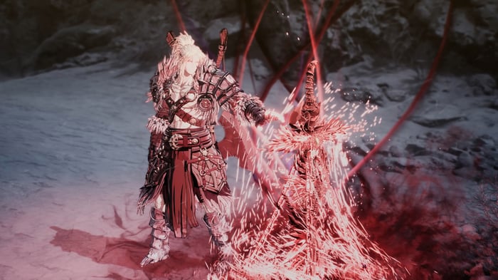 The First Berserker: Khazan, Warrior with glowing sword