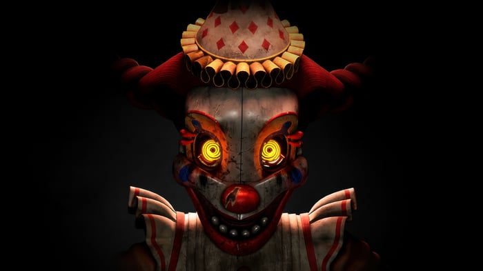Scary Clown from FNAF 4K
