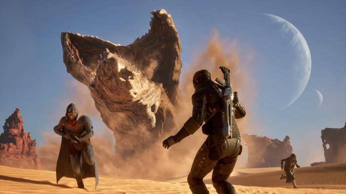 Dune: Awakening 4K Sandworm Encounter