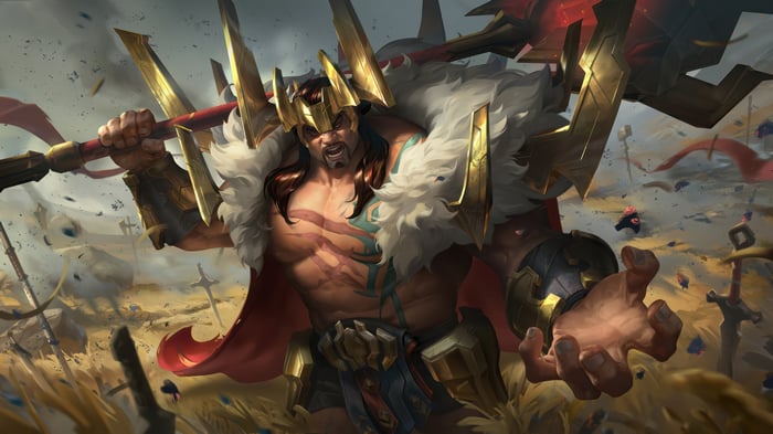 Mordekaiser in League of Legends Splash Art 4K