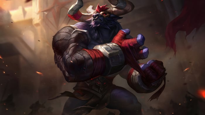 Alistar from League of Legends in 4K