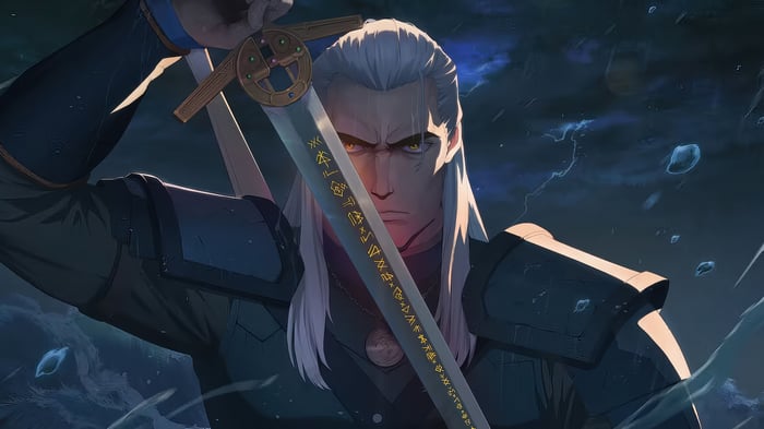 Geralt of Rivia from The Witcher: Sirens of the Deep 4K