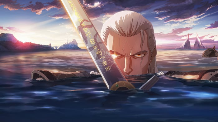 Geralt of Rivia in The Witcher: Sirens of the Deep 4K