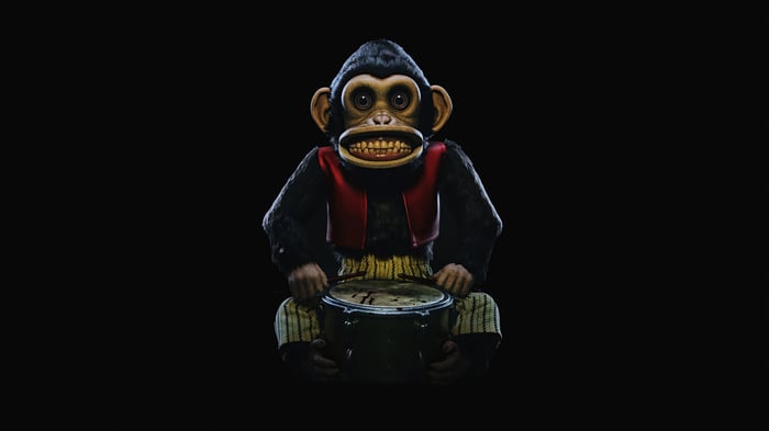 Horror Monkey Drummer 4K
