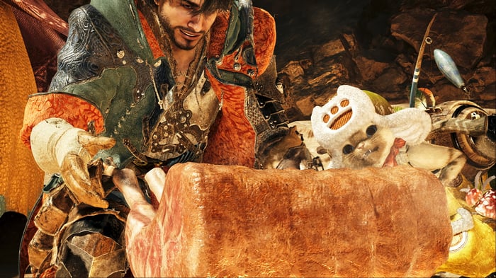 Monster Hunter Wilds 4K Cooking Scene