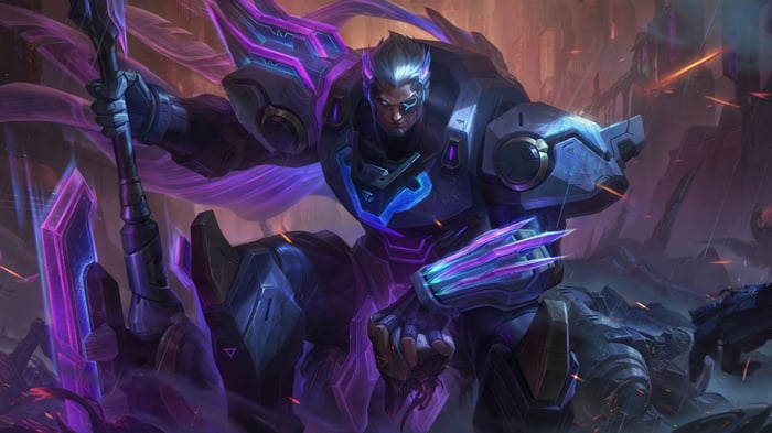 PROJECT Darius in League of Legends Splash Art 4K