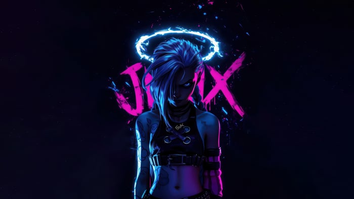Jinx from League of Legends 4K