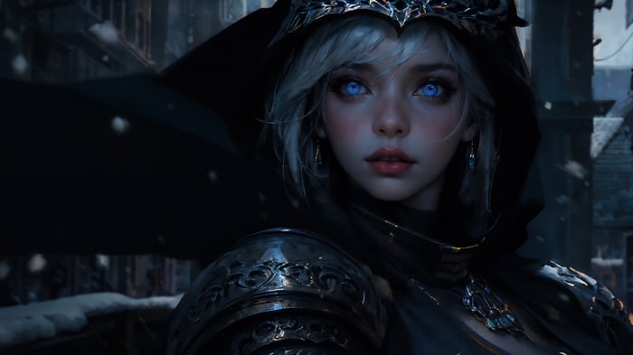 Ashe from League of Legends in 4K