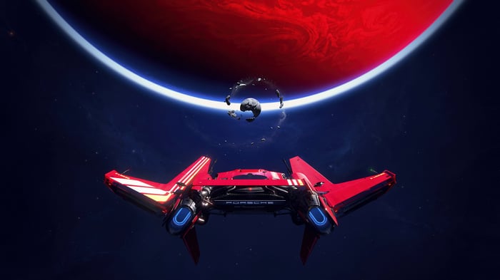 Porsche Spaceship in Intergalactic: The Heretic Prophet 4K
