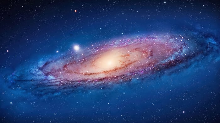 Andromeda Galaxy in Space 4K