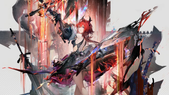 Laevatain from Arknights: Endfield in 4K