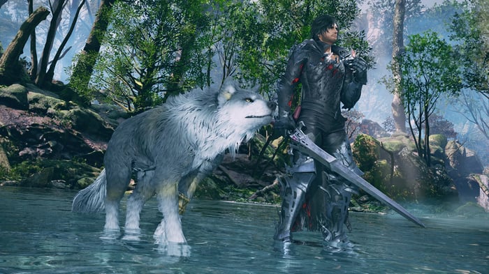 Clive Rosefield and Wolf in Tekken 8 4K