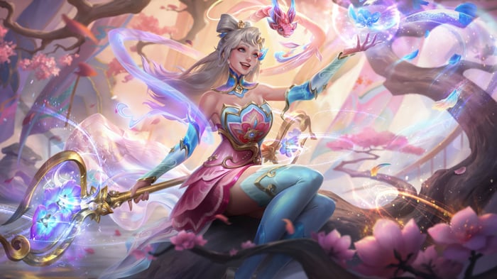 Lux Celestial Embroidery Splash Art 4K