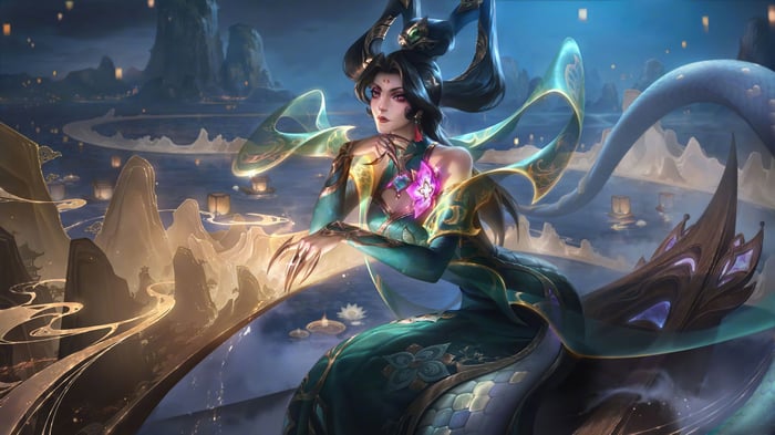 Mythmaker Cassiopeia Splash Art 4K