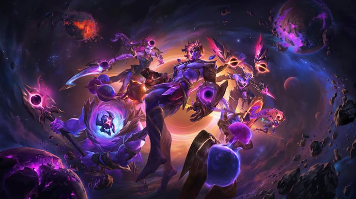 Dark Star League of Legends Splash Art 4K