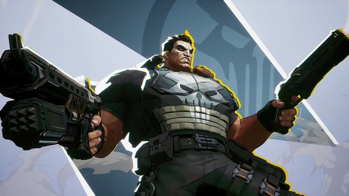 Punisher with Guns in Marvel Rivals 4K
