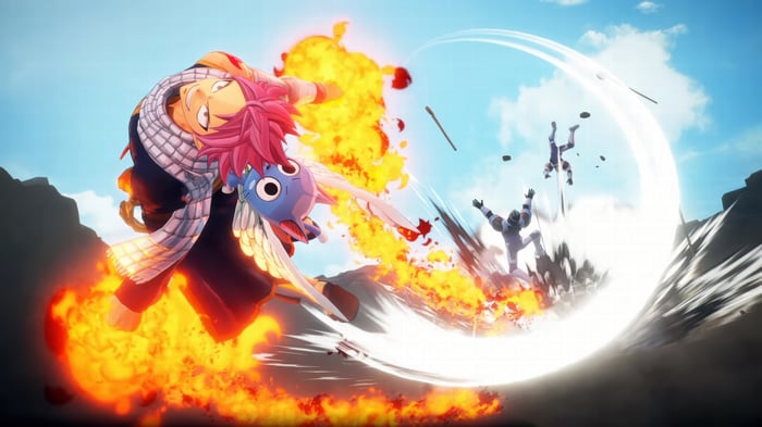 Natsu and Happy in Fairy Tail 4K