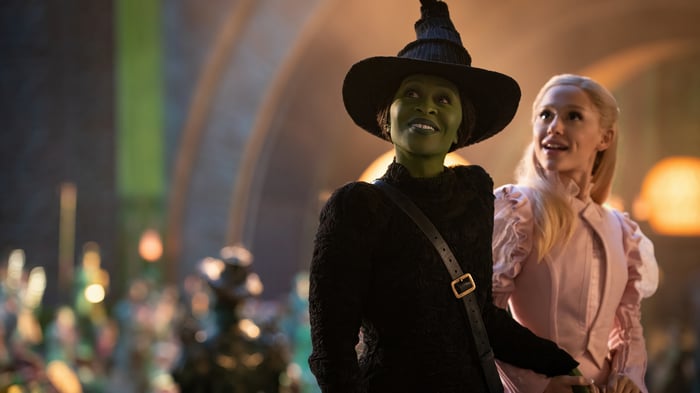 Wicked 4K: Cynthia Erivo and Ariana Grande