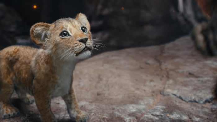 Simba from The Lion King in 4K