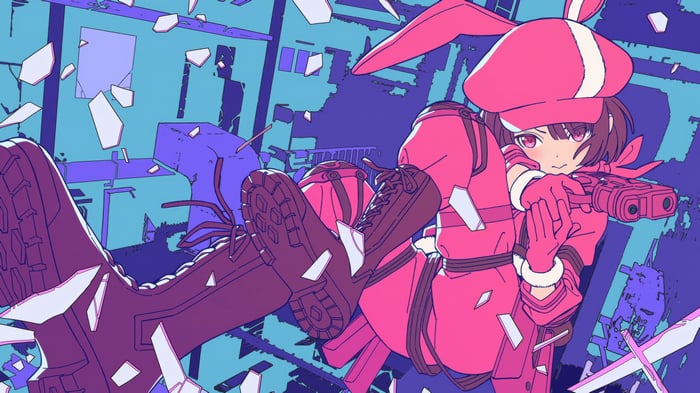 Llenn from Gun Gale Online in 4K