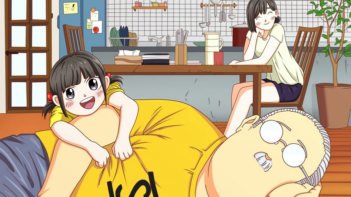 Aoi Sakamoto and Hana Sakamoto in a kitchen