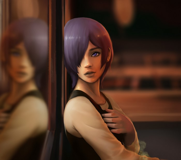 Touka Kirishima from Tokyo Ghoul