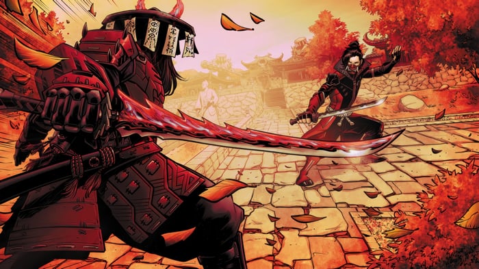 Fortnite Samurai Warriors in Combat 4K
