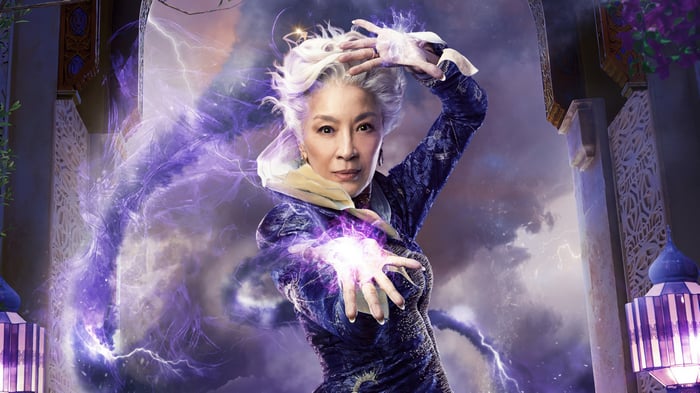 Michelle Yeoh as a sorceress in 4K