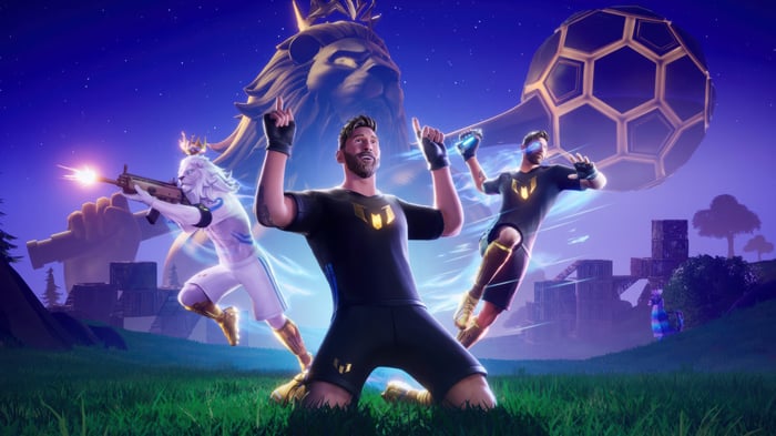 Fortnite 4K: Lionel Messi and Soccer-themed Characters