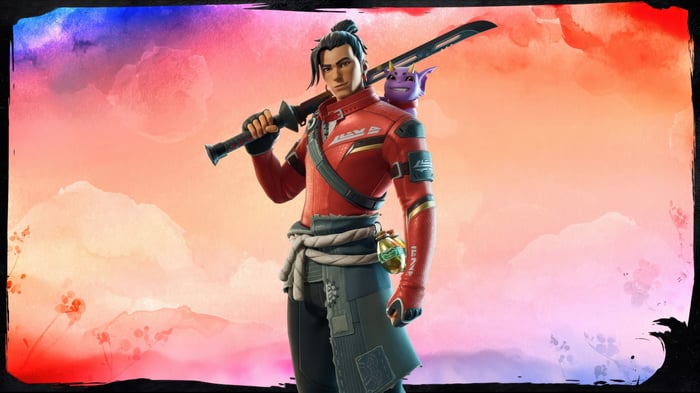 Fortnite Samurai Character with Pet