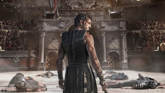 Gladiator 2 starring Paul Mescal 4K