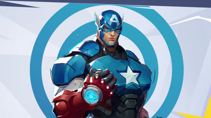 Captain America in Marvel Rivals 4K
