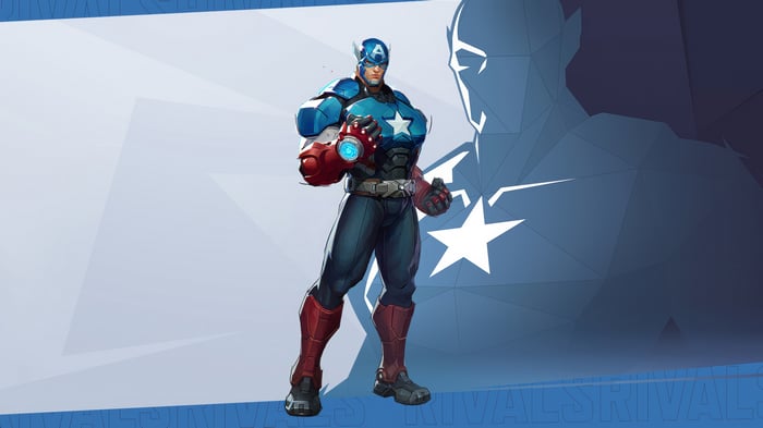 Captain America in Marvel Rivals 4K