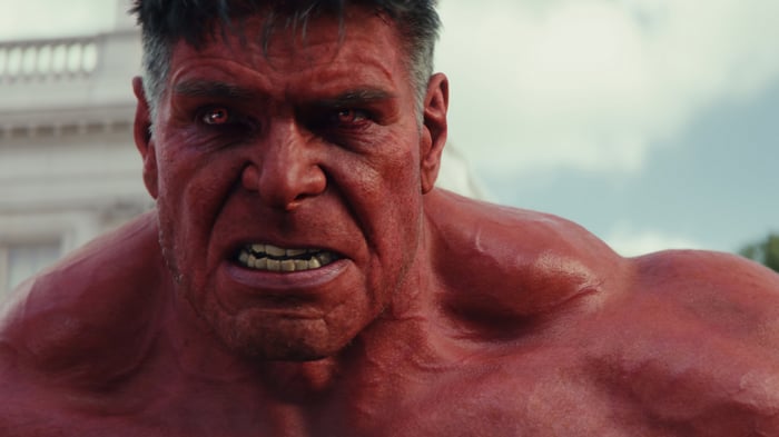 Red Hulk in 4K