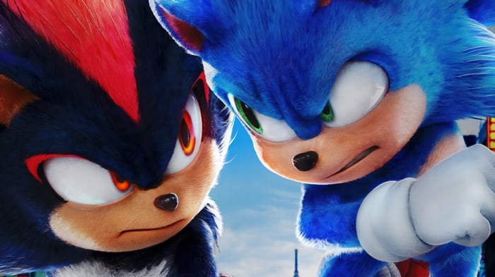 Shadow the Hedgehog and Sonic the Hedgehog in 4K