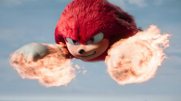 Knuckles the Echidna in Sonic the Hedgehog 3 4K