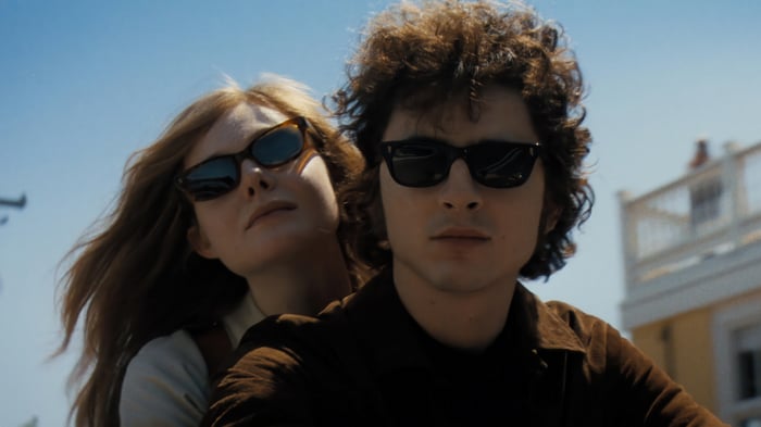 A Complete Unknown: Timothee Chalamet and Elle Fanning