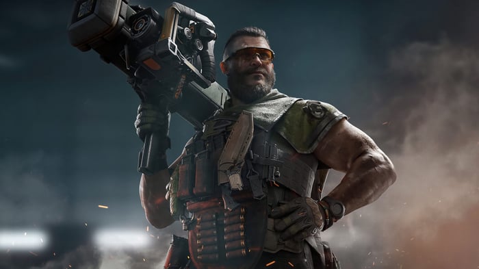 Delta Force Soldier with Heavy Weapon 4K