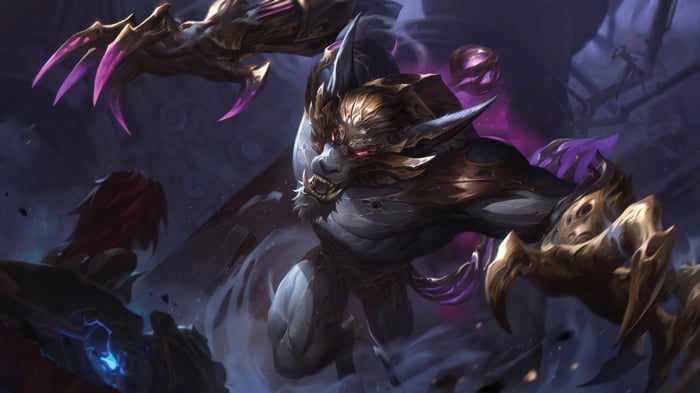 Warwick from League of Legends in 4K