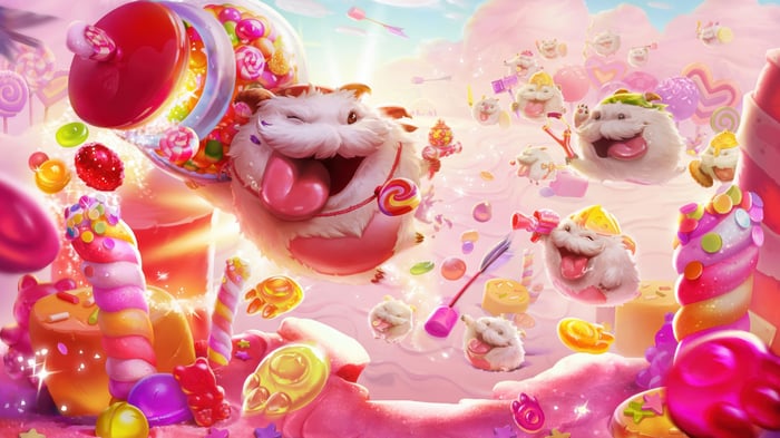 League of Legends Poro Candy Land 4K