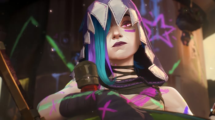 Jinx from Arcane in 4K